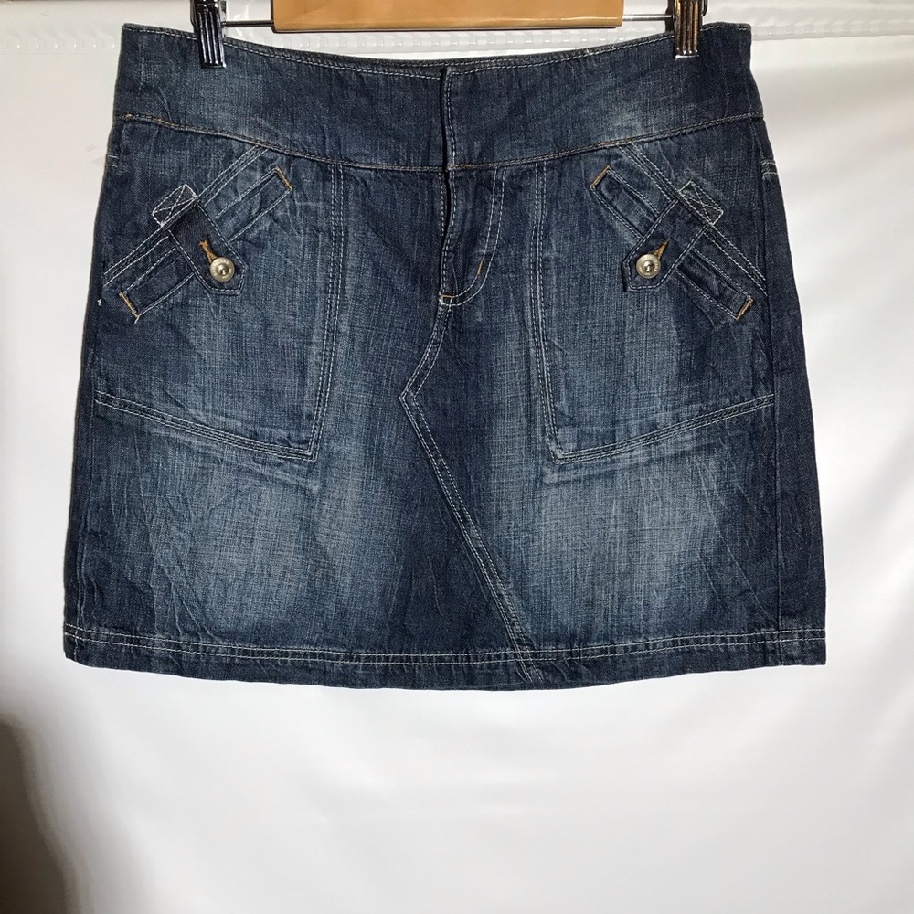 DKNY Denim Miniskirt
